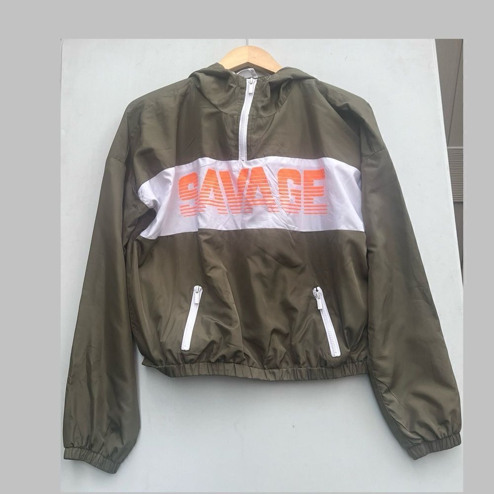 rue21 Cropped Windbreaker size M